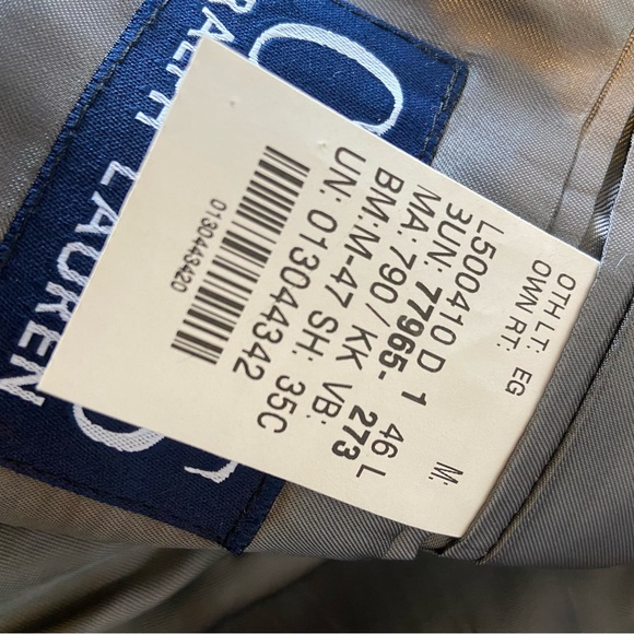 Ralph Lauren x Chaps Grey Wool Blazer Jacket - Picture 6 of 6